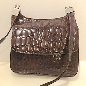 Paola Del Hungo Italian Leather Shoulder Bag